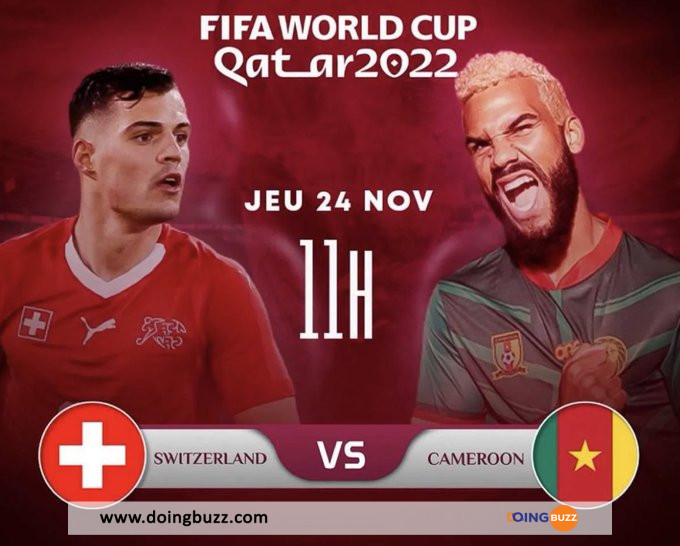 FiUYJBrXoAI6urV - Coupe du Monde 2022 : les compositions officielles Suisse vs Cameroun