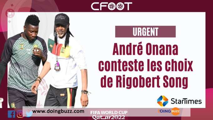 Coupe du Monde 2022 : André Onana abandonne le Cameroun et quitte Qatar