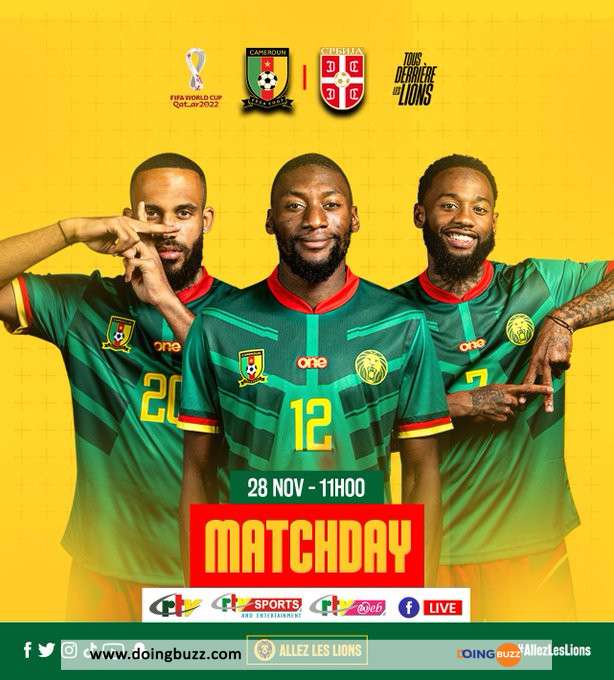 Coupe du Monde : Sur quelle chaîne et à quelle heure suivre Cameroun vs Serbie