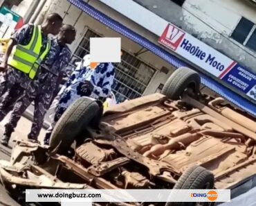 Bénin : Grave accident de circulation à Cotonou (photo)