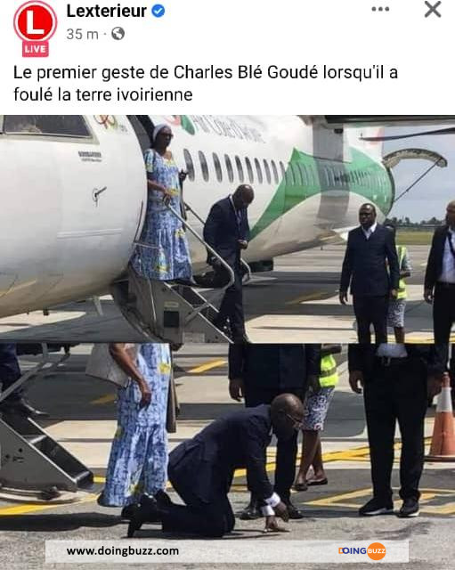 Côte D’ivoire : Ce Geste Surprenant De Charles Blé Goudé À L'Aéroport 