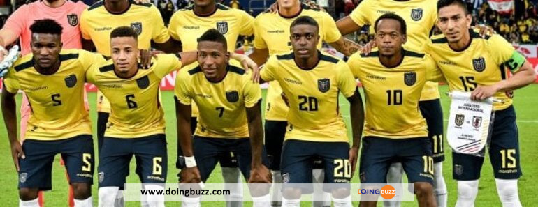 equateur 770x297 - Coupe du Monde 2022 : Voici la liste des 26 joueurs de l'Equateur