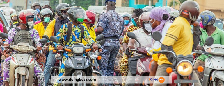 Bénin : Port De Casque Obligatoire Pour Tous Les Motocyclistes Et Leur Passager, La Mesure Prend Effet