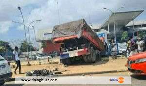 Bénin : Un Chauffeur De Camion Perd Le Contrôle Et Cause Des Dégâts À Savalou