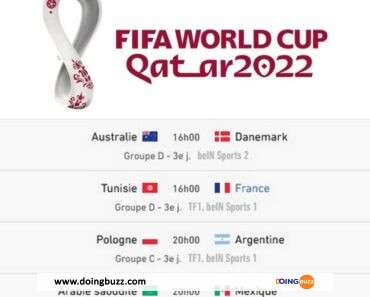 Coupe Du Monde 2022 : Voici Le Calendrier Des Matchs Du Mercredi 30 Novembre