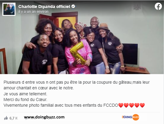 Charlotte Dipanda : La Diva Dévoile Enfin Sa Famille (Photo)