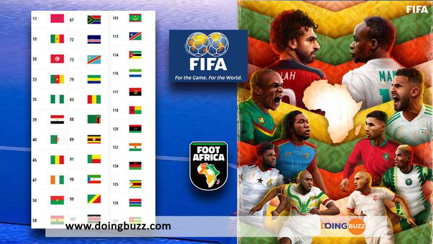 Le Top 50 Des Meilleures Nations En Afrique Selon Le Classement Fifa