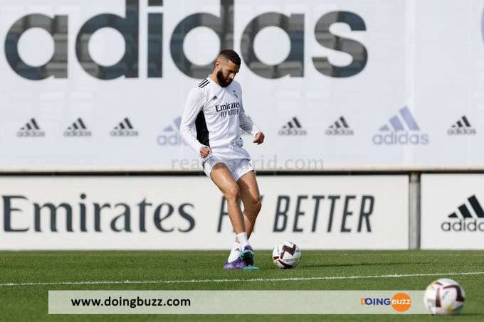 Karim Benzema Est De Retour À L'Entraînement Avec Le Real Madrid