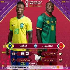 Coupe Du Monde 2022 : Les Compositions Officielles Cameroun Vs Brésil