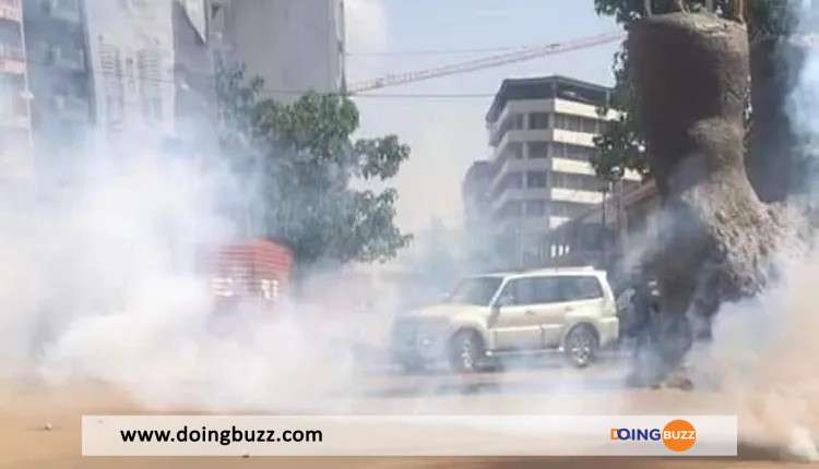Guinée : des jeunes étouffés à coup de gaz lacrymogènes lors d’une manifestation