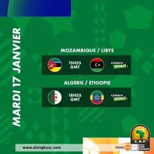 Chan 2022 : Voici Le Calendrier Des Matchs Du Mardi 17 Janvier