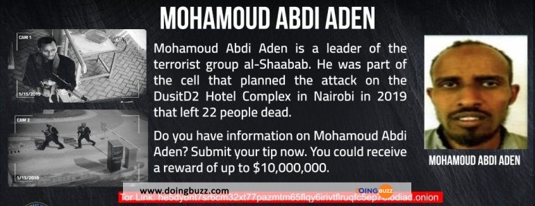 Mohammud Abdi Aden : Les États-Unis Offrent 10 Millions De Dollars Pour Traquer Le Cerveau D’al-Shabaab
