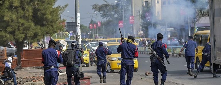 Rdc : Manifestations Réprimées À Coups De Grenades Lacrymogènes