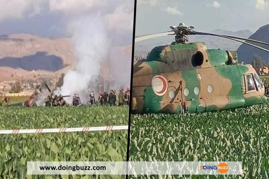 Algérie : 03 Militaires Morts Dans Le Crash D’un Hélicoptère