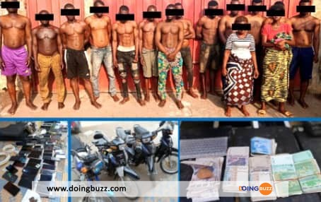 Cotonou : Des Millions Emportés Dans Un Cambriolage, 15 Suspects Arrêtés (Photos)