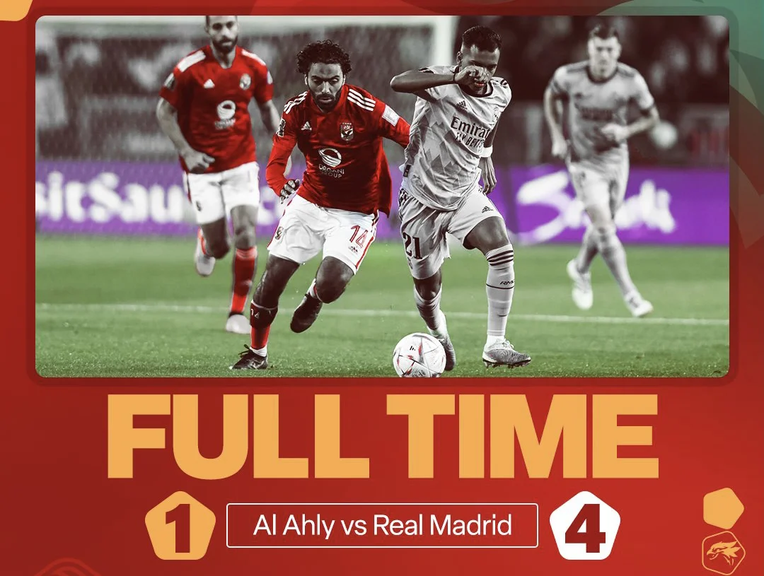 Mondial Des Clubs : Al Ahly S’est Incliné Face Au Real Madrid