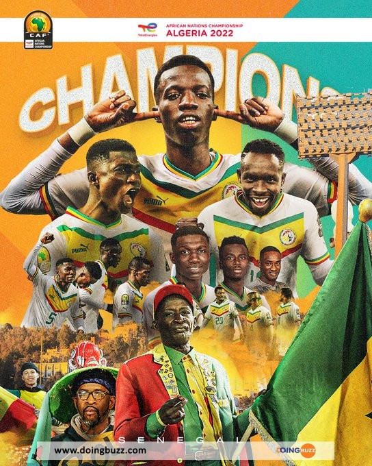 Sadio Mané Rend Hommage Au Vainqueur Du Chan 2022, Le Sénégal