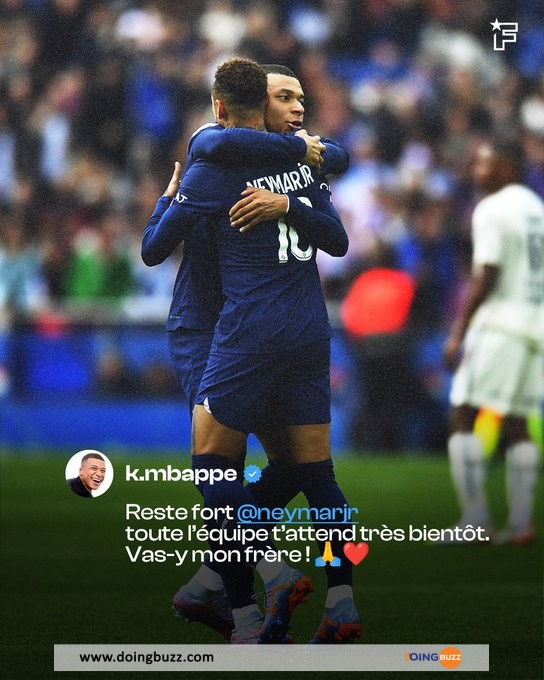 PSG : Kylian Mbappé adresse un message très réconfortant à Neymar
