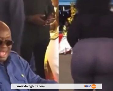 Nana Akufo-Addo : Le président ghanéen choqué par les fesses d’une femme (Vidéo)