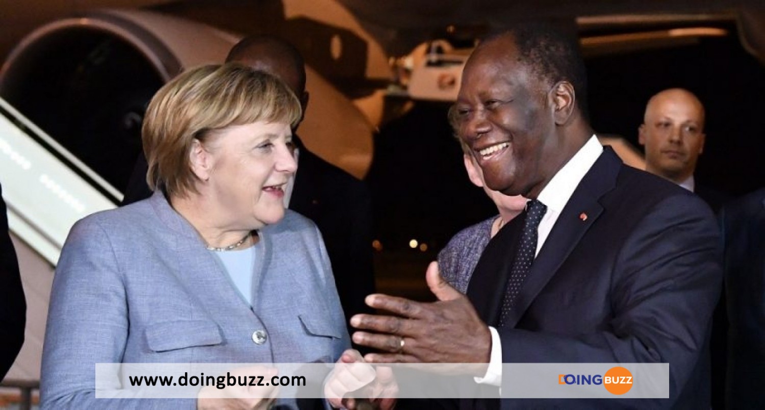 Côte D’ivoire : Angela Merkel Et 03 Chefs D’état Africains Accueillis Par Alassane Ouatarra