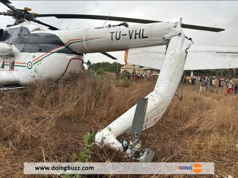 Côte D’ivoire : Crash D’un Hélicoptère À Bord Duquel Des Membres Du Gouvernement