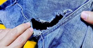 Réparez Les Jeans Troués Ou Endommagés En Seulement Deux Minutes (Video)