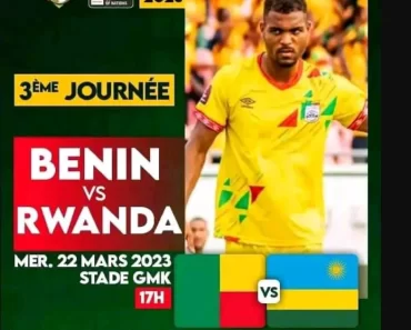 CAN 2023 (éliminatoires) : Les compositions du match Bénin vs Rwanda