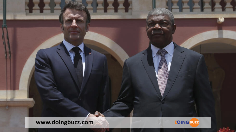 Emmanuel Macron Angola Au Congo Rd Congo Vendredi