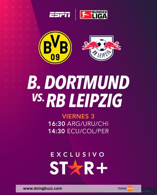 Borussia Dortmund - Rb Leipzig : À Quelle Heure Et Sur Quelle Chaîne Suivre Le Match ?