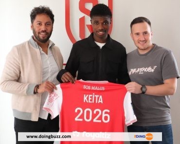 Cheick Keita Signe Son 1Er Contrat Professionnel Avec Le Stade De Reims (Photos)