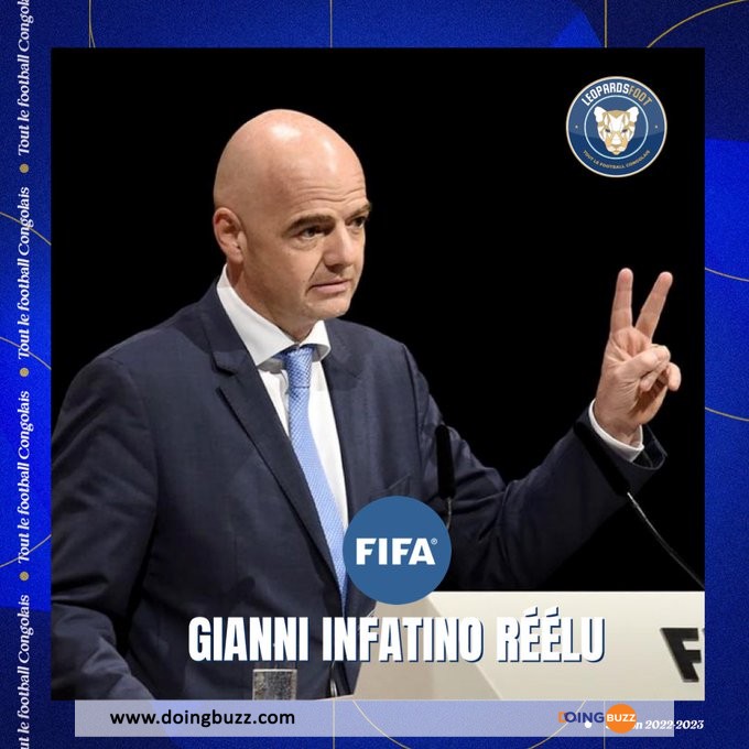 Gianni Infantino A Été Réélu Président De La Fifa Jusqu’en 2027