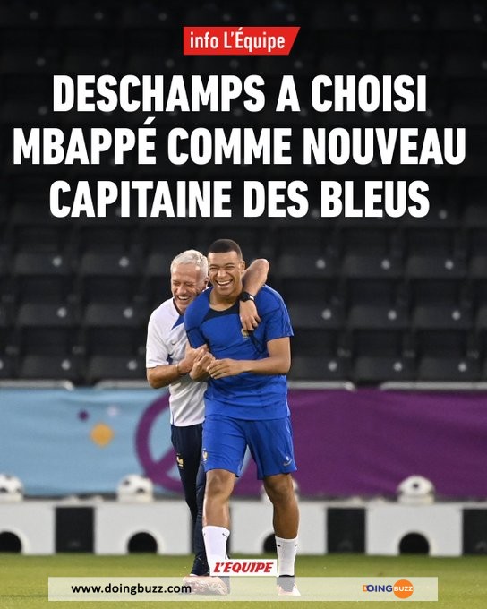 Kylian Mbappé Devient Capitaine De L'Équipe De France Après Hugo Lloris
