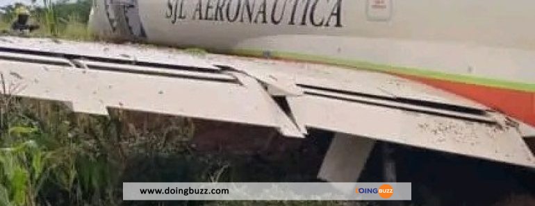 Rdc : Un Avion Achève Son Atterrissage Dans Les Champs, Des Blessés