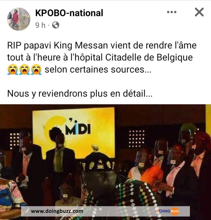 WhatsApp Image 2023 03 10 at 07.56.43 - Togo : King Mensah est mort, vérité ou canular ?