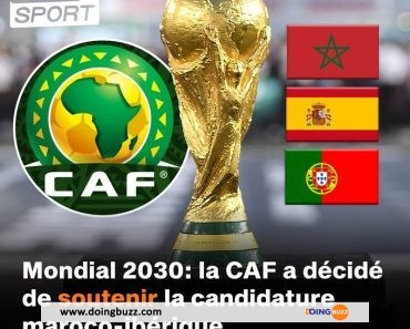 La Caf Soutient La Candidature Du Maroc Pour La Coupe Du Monde 2030
