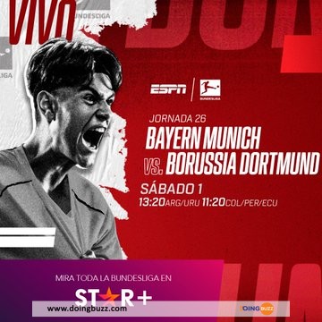 Bayern Munich - Borussia Dortmund : L'Heure Et La Chaine De Diffusion Du Match ?