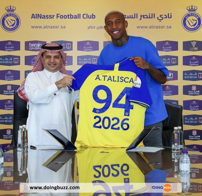 Anderson Talisca Prolonge Son Contrat Jusqu’en Juin 2026 Avec Al Nassr