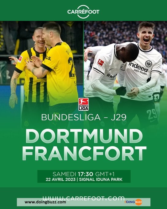 Dortmund Vs Francfort : A Quelle Heure Et Sur Quelle Chaine Voir Le Match ?