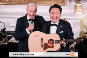 VIDEO : Yoon Suk-yeol, le président sud-Coréen chante American Pie à Joe Biden