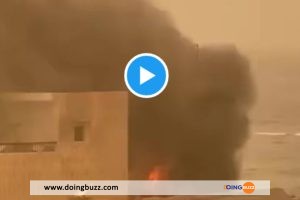 Incendie au Sénégal : La maison d’un proche de Macky Sall partie en fumée (VIDEO)