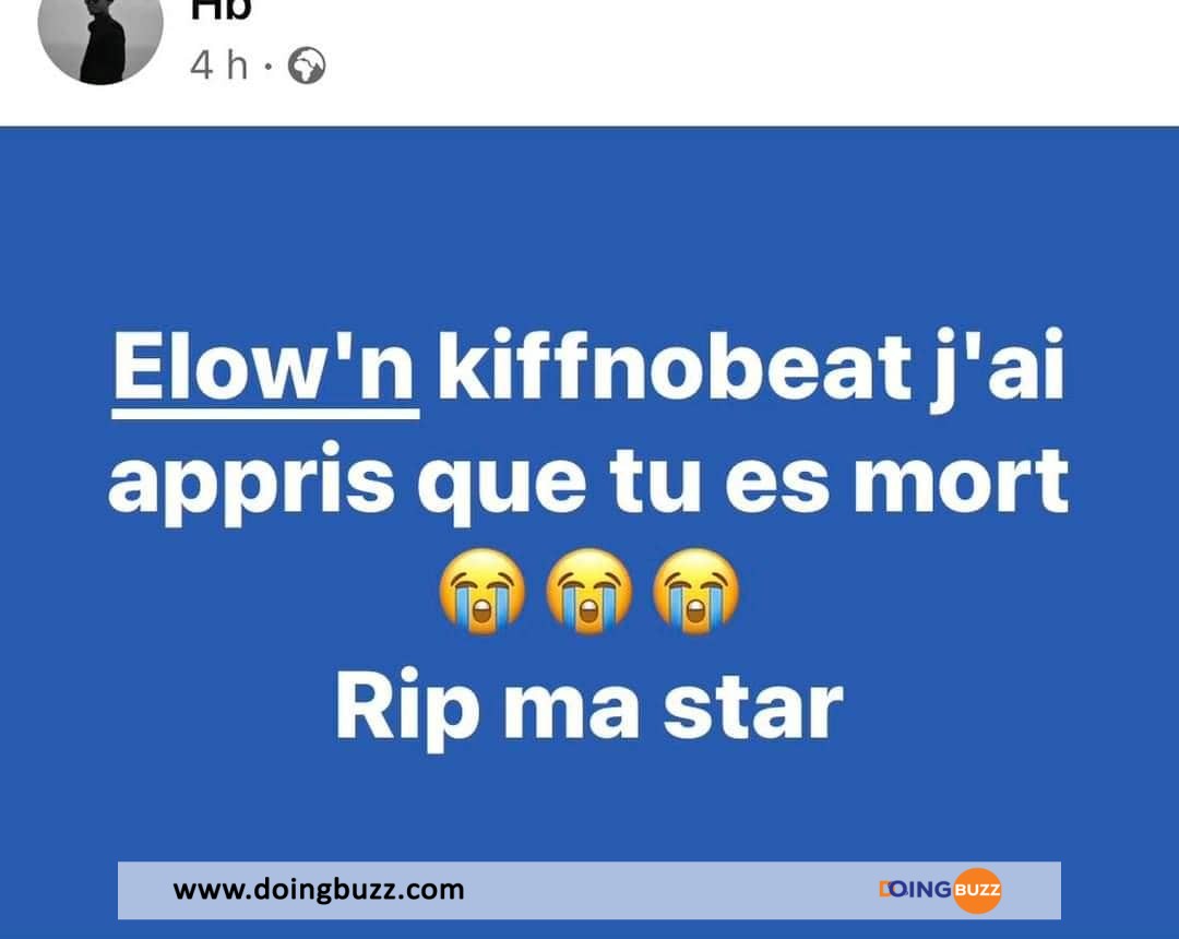 Elow'N : La Mort Du Rappeur Ivoirien Annoncée
