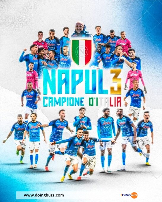 Naples Est Champion D'Italie Pour La 1Ère Fois Depuis 33 Ans (Photos)