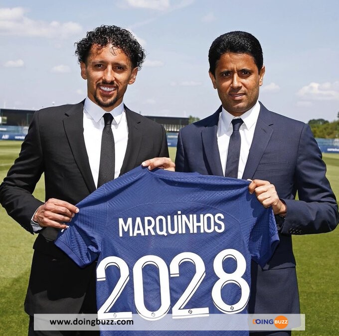 Marquinhos Prolonge Son Contrat Au Psg Jusqu'En 2028, Sa Réaction !