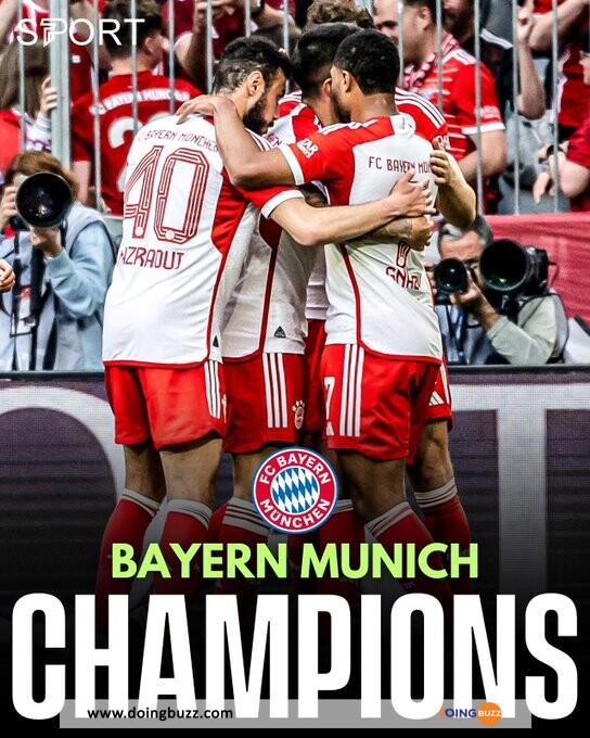 Bayern Munich est sacré champion de la Bundesliga pour la 11ème fois