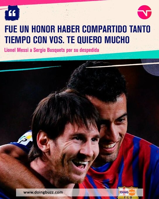 Lionel Messi Rend Un Hommage Vibrant À Sergio Busquets