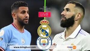 Direct: Real Madrid Vs Manchester City : L&Rsquo;Arrivée Des Joueurs Sur Le Terrain Pour Un Match Décisif En Ligue Des Champions