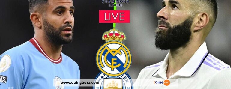 Direct: Real Madrid Vs Manchester City : L&Rsquo;Arrivée Des Joueurs Sur Le Terrain Pour Un Match Décisif En Ligue Des Champions