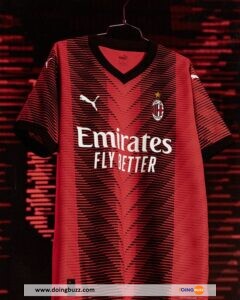 Voici Le Nouveau Maillot Domicile De L’ac Milan Pour La Saison 2023-2024