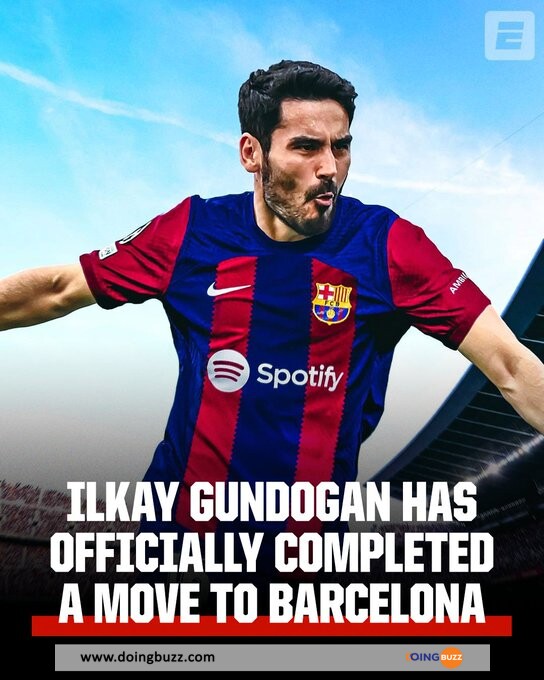 Ilkay Gundogan Signe Au Fc Barcelone Jusqu'En 2025 ! (Photos)