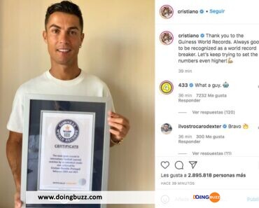 Un Certificat Guinness World Records Pour Cristiano Ronaldo 